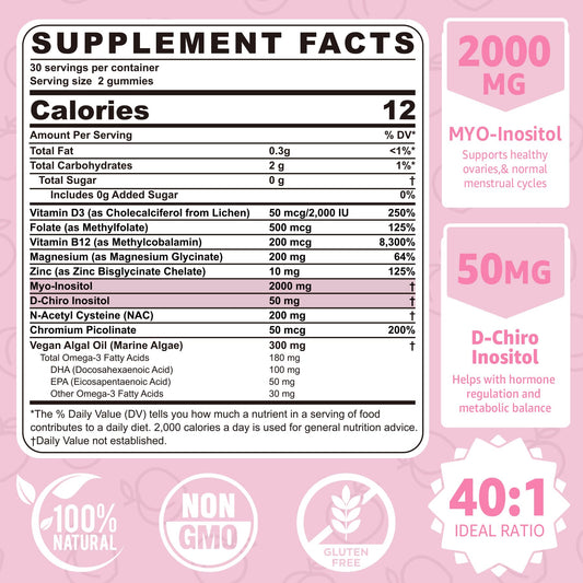 Packaging highlighting the 40:1 ratio and serving size.