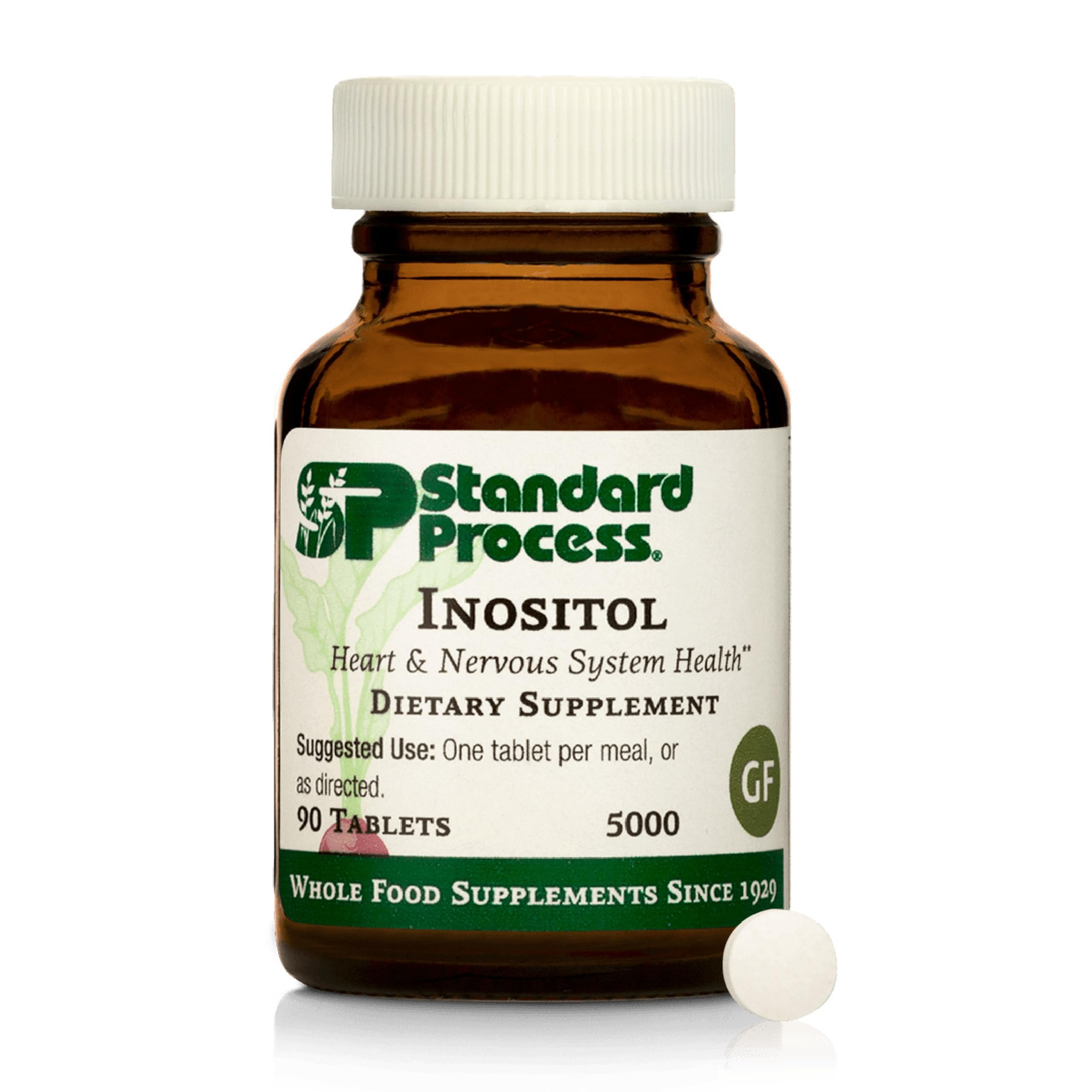 Standard Process Inositol 90 tablets bottle label