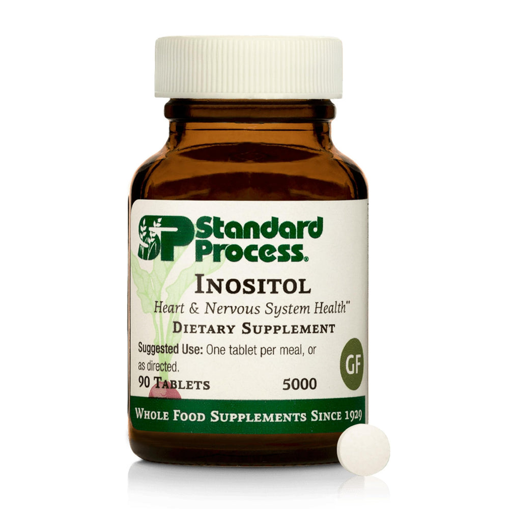 Standard Process Inositol 90 tablets bottle label