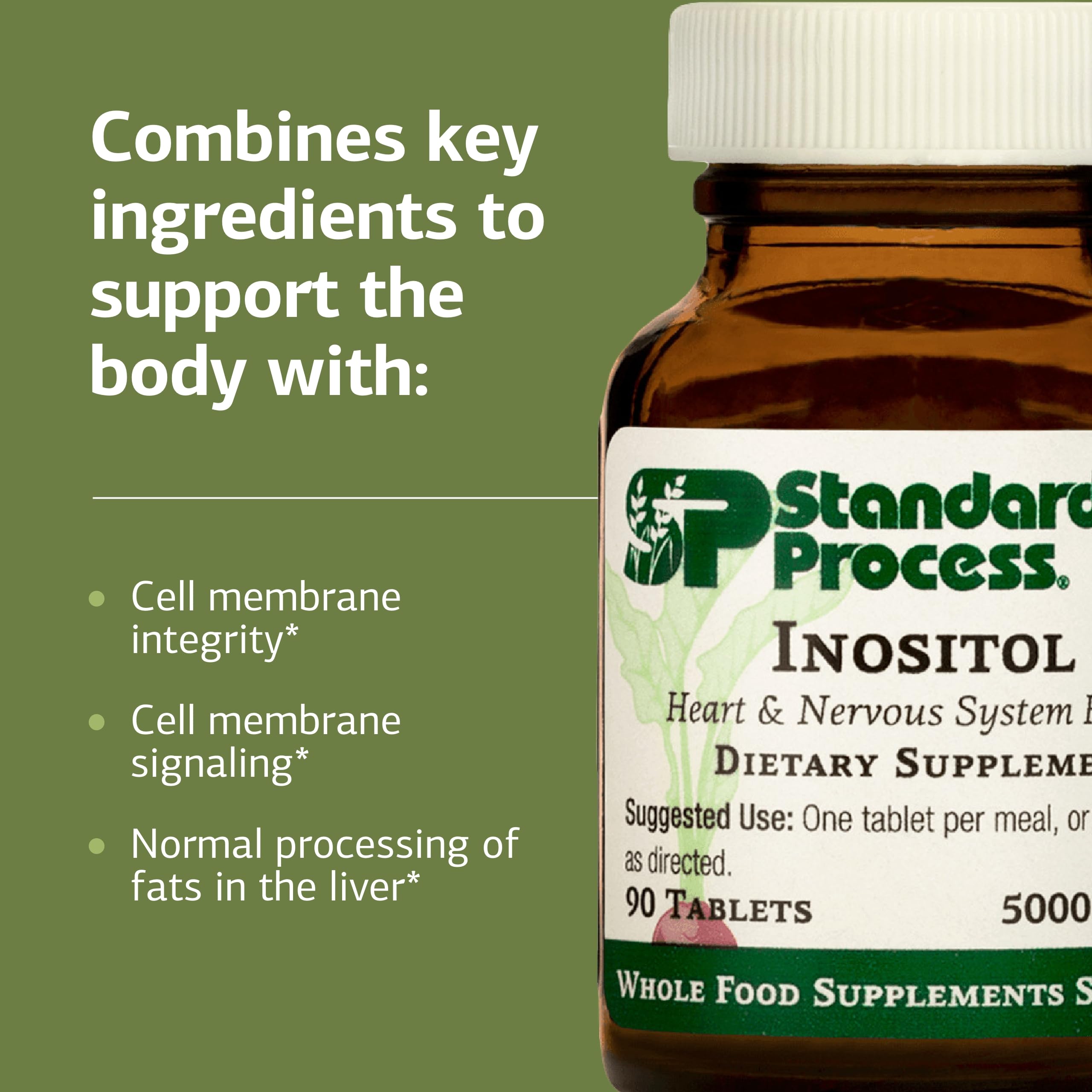Liver metabolism support from inositol supplement