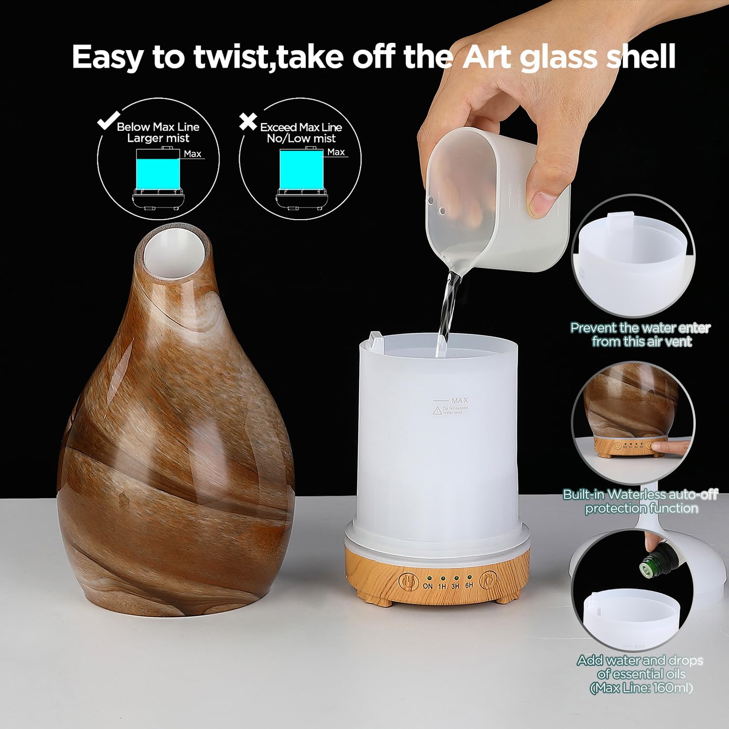 INRORNAS 7-color LED ambient lighting