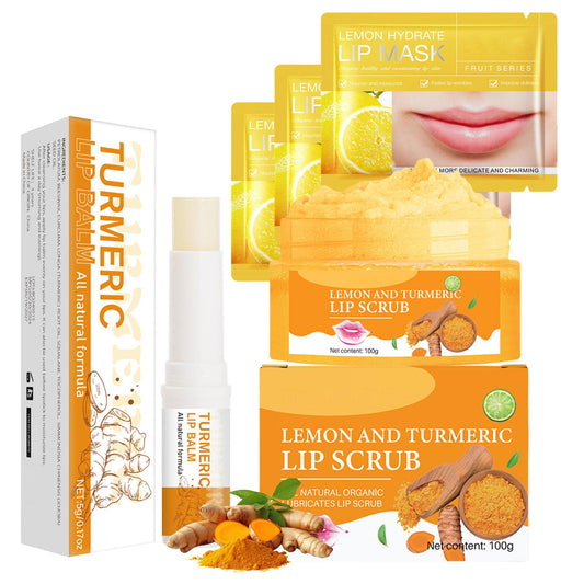 INSEEK turmeric lip scrub jar close-up for smoother lips