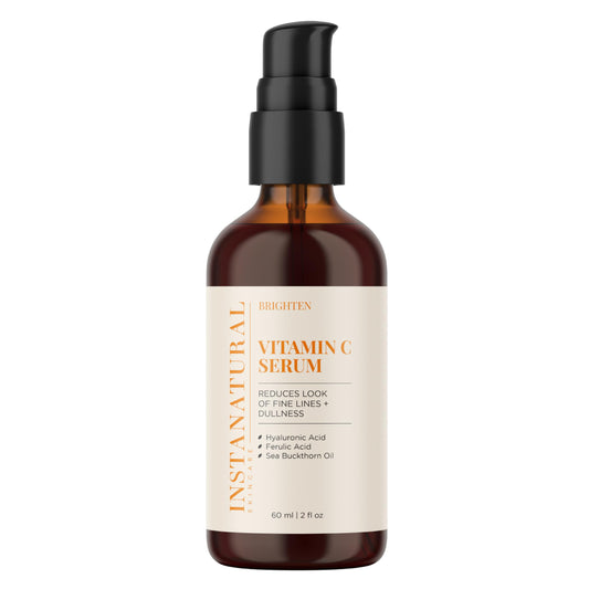 InstaNatural Vitamin C Serum bottle – front view