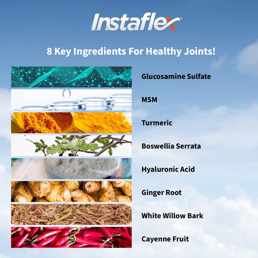 Supplement facts panel of Instaflex Joint Support