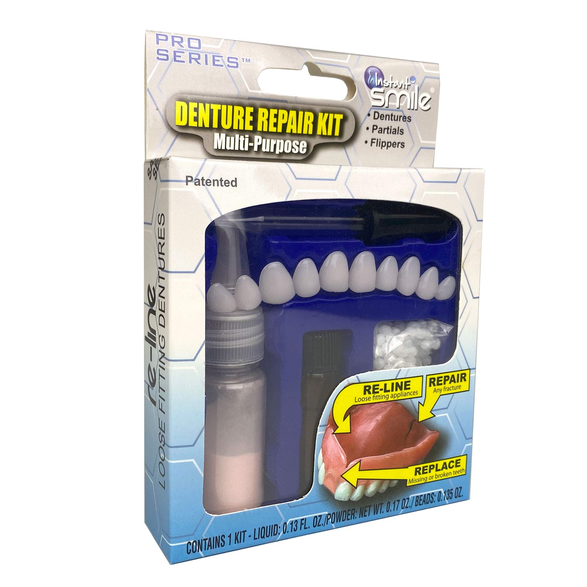 Relining dentures with Instant Smile kit