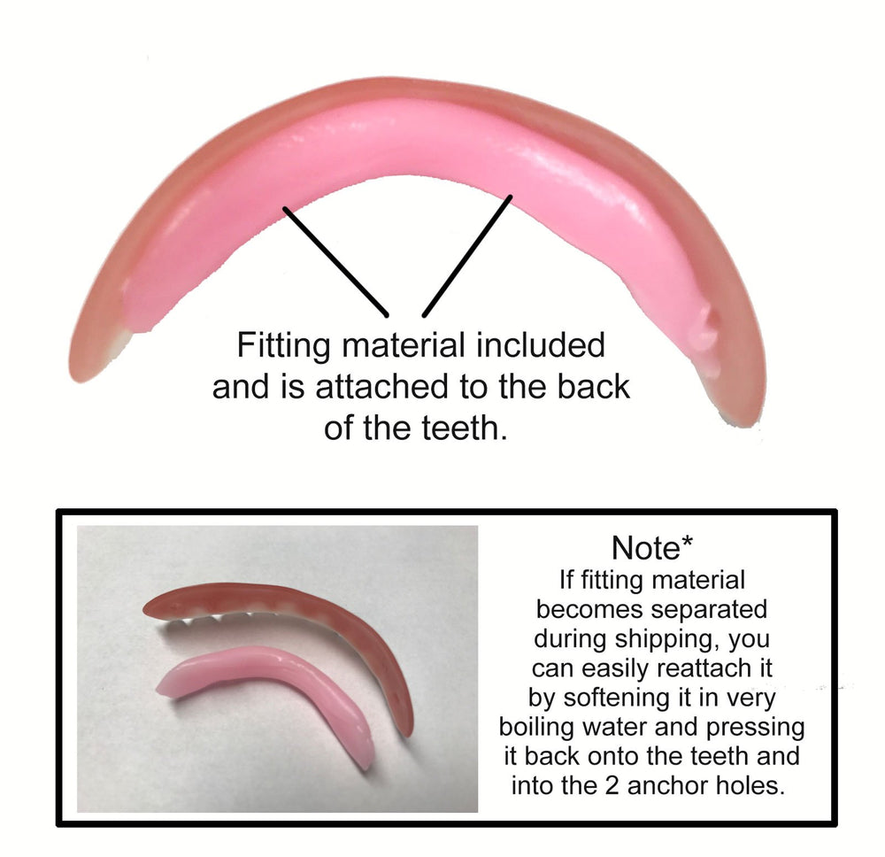 Before and after smile with Instant Smile Flex 2pk