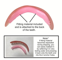 Before and after smile with Instant Smile Flex 2pk
