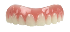 Natural shade Instant Smile veneers – close-up side view