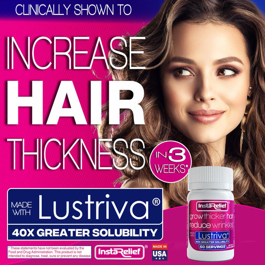 InstaRelief hair growth tablets 60-count