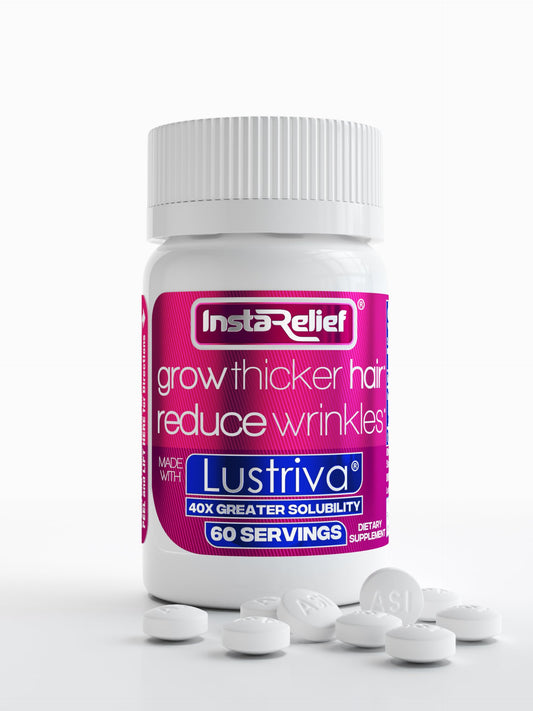 InstaRelief Lustriva bottle