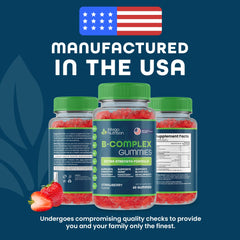 Strawberry flavor branding for INTEGO Vitamin B Complex Gummies