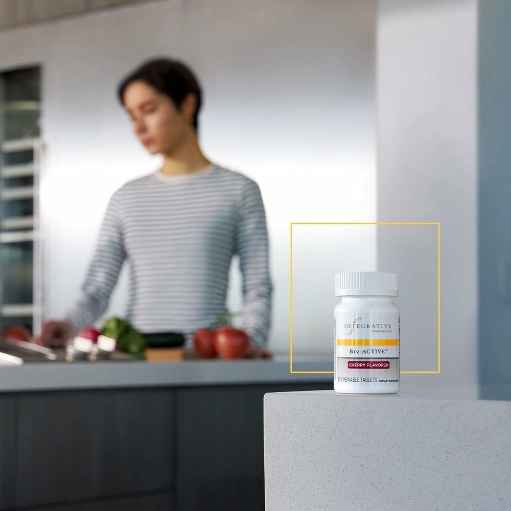 Dairy-free and soy-free label on B12-Active packaging