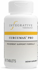 Integrative Therapeutics Curcumax Pro bottle shown, dairy-free formula supports occasional joint comfort