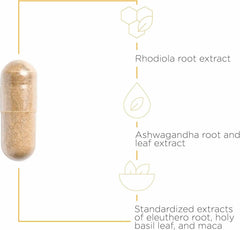 Integrative Therapeutics HPA Adapt bottle being opened to reveal capsules