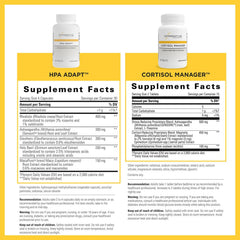 Integrative Therapeutics HPA Adapt bottle showcasing adaptogenic blend for stress balance.