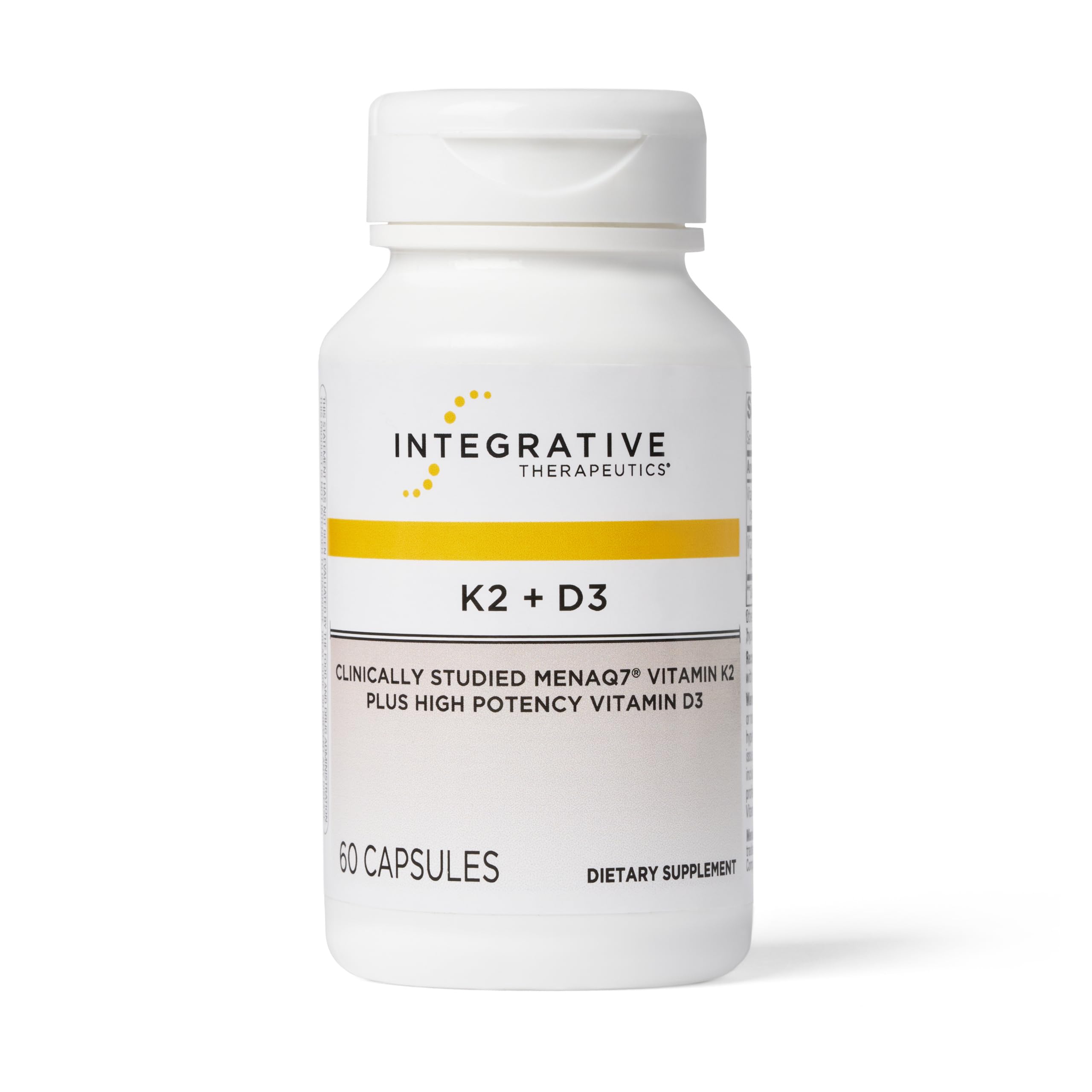 Integrative Therapeutics K2 + D3 bottle – front view