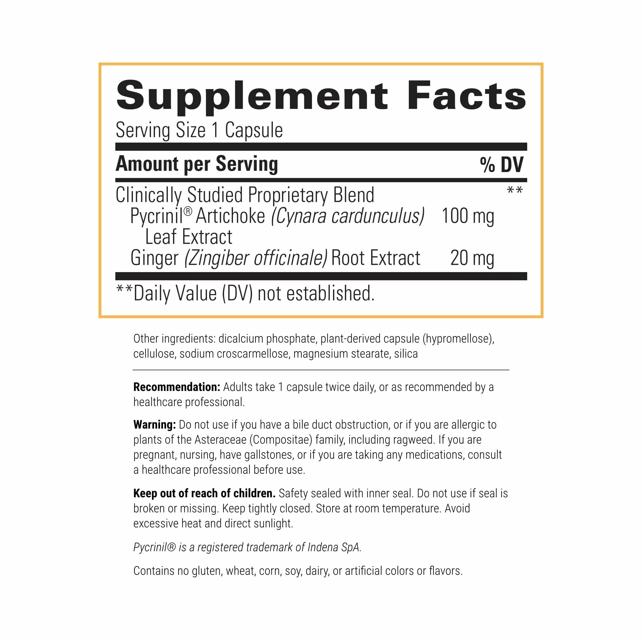 Motility Activator capsules ready to take as part of daily routine.