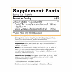 Motility Activator capsules ready to take as part of daily routine.