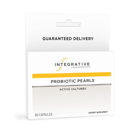 Front label of Integrative Therapeutics Probiotic Pearls 90-count