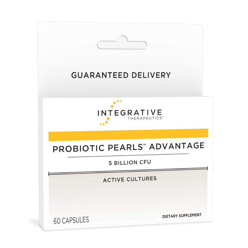 Probiotic Pearls Advantage bottle with 60 capsules