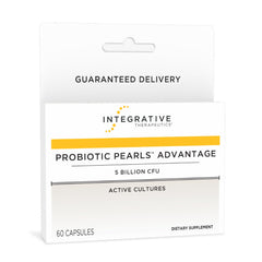 Probiotic Pearls Advantage bottle with 60 capsules