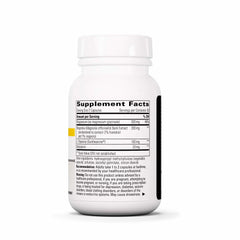 Ingredients list featuring melatonin, magnesium bisglycinate, and Suntheanine