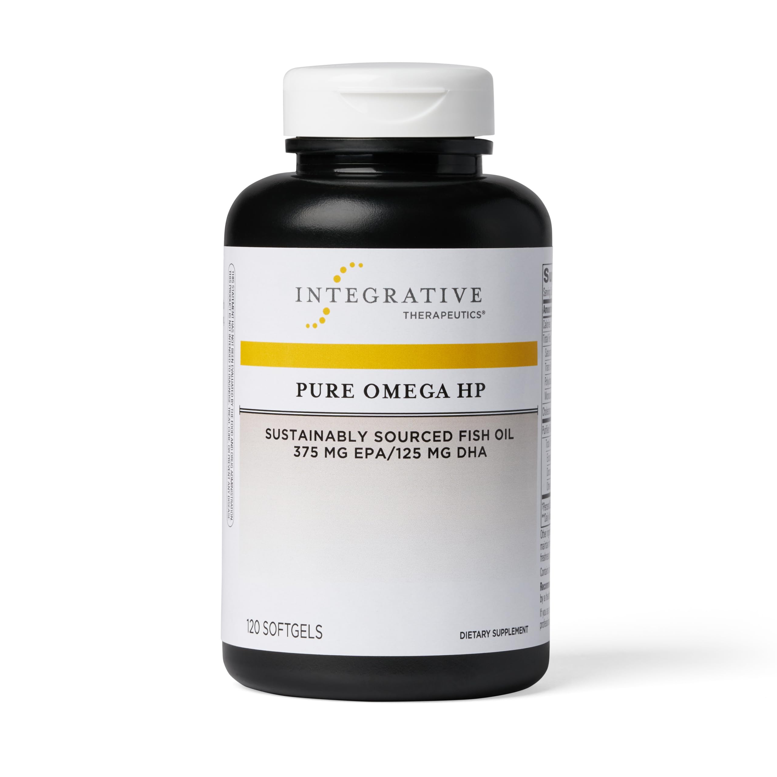 Integrative Therapeutics Pure Omega HP bottle for daily heart health support.