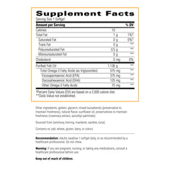 Burpless fish oil formula