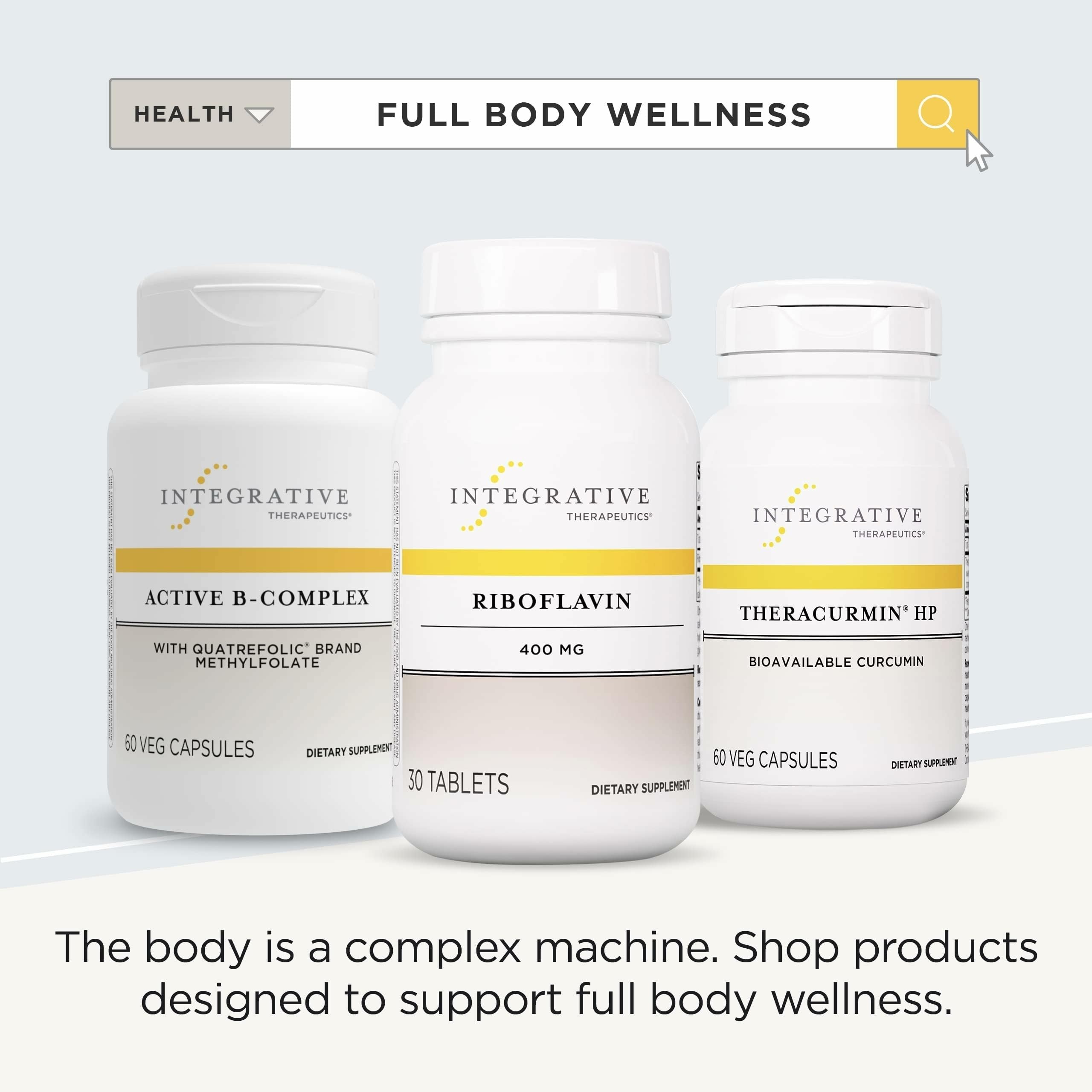Integrative Therapeutics riboflavin product packaging