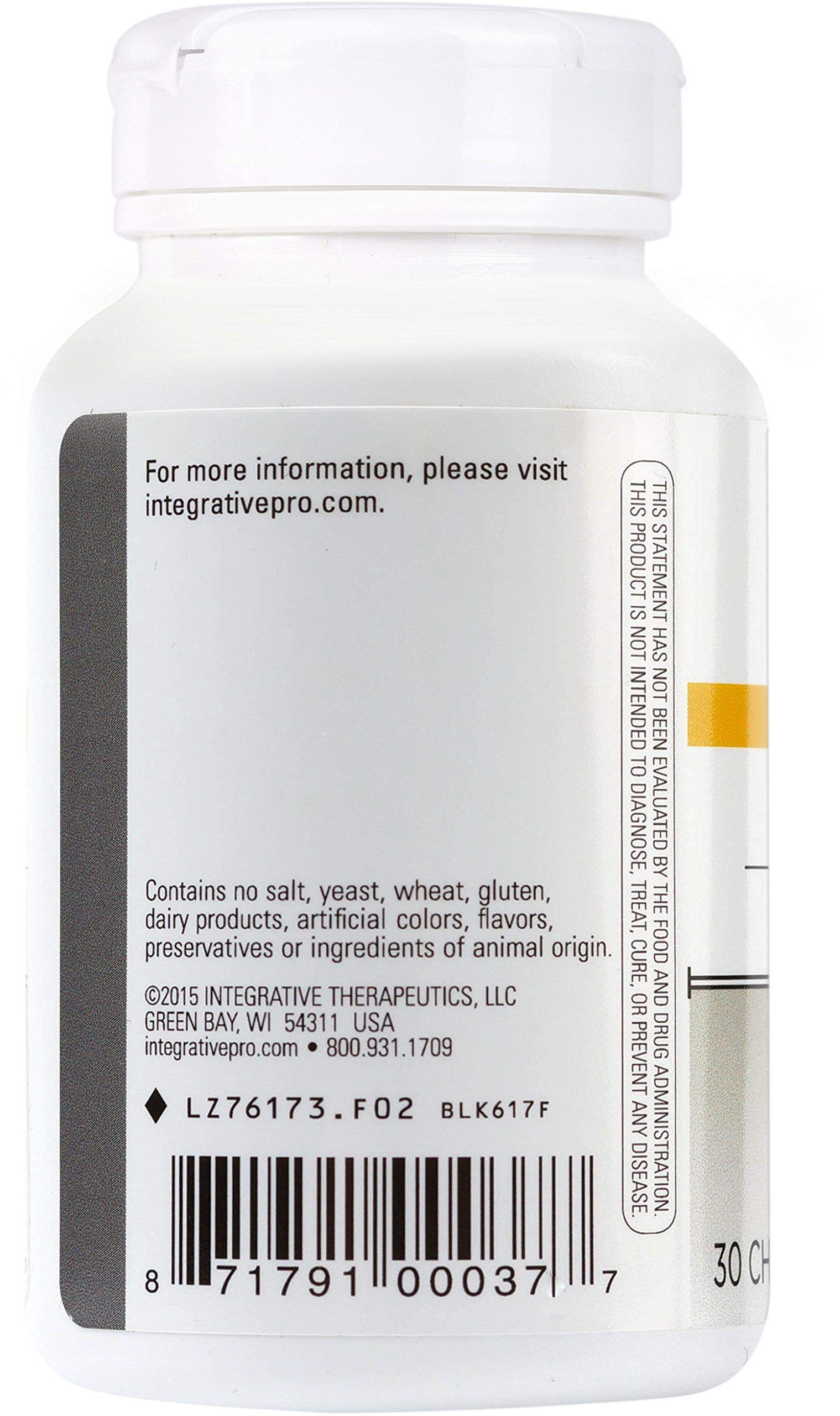 Close-up of chocolate-flavored Vitaline CoQ10 chewable tablets