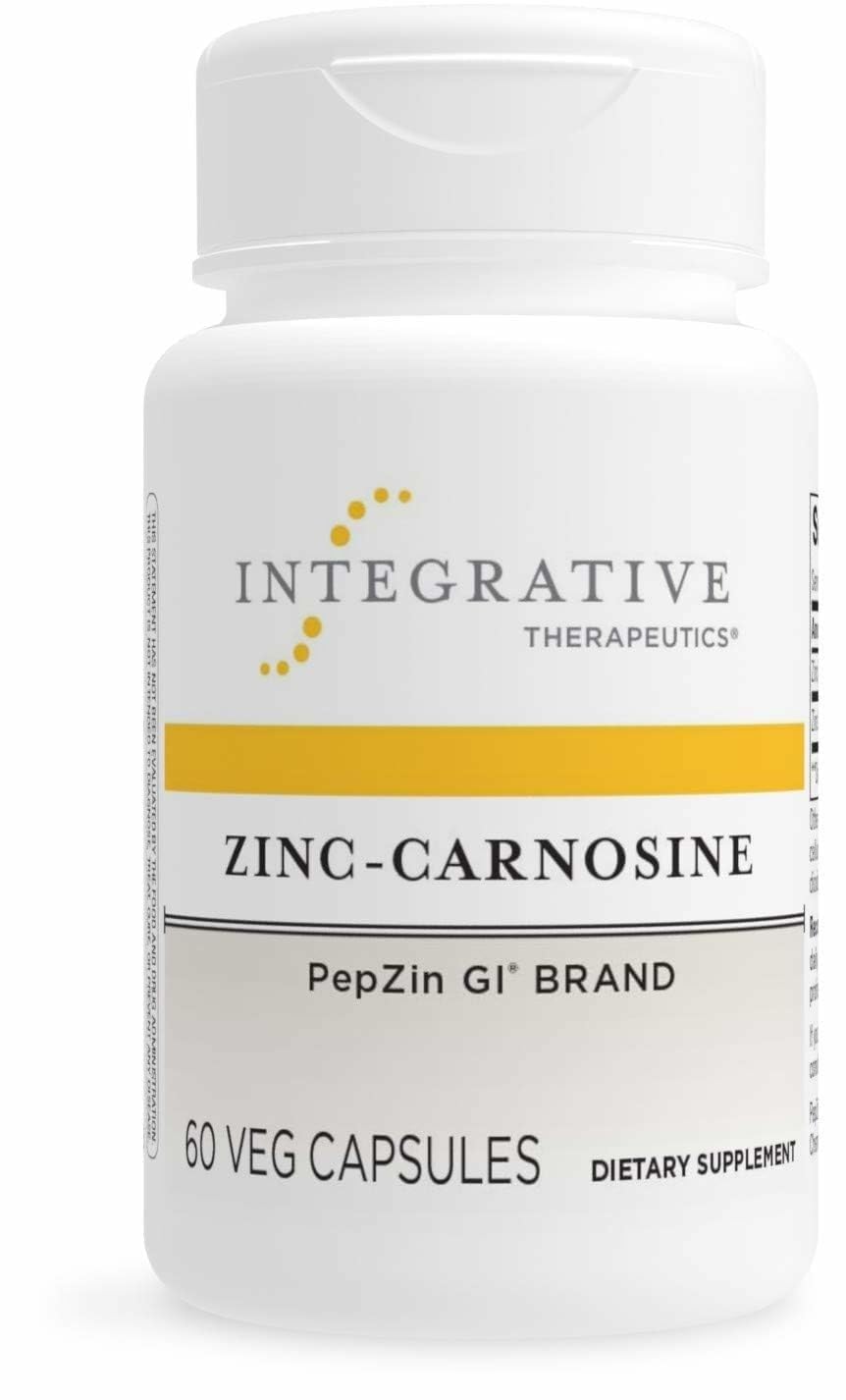 Bottle of Integrative Therapeutics Zinc-Carnosine 60 capsules