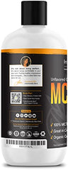 32oz bottle of Intentionally Bare Pure C8 MCT Oil