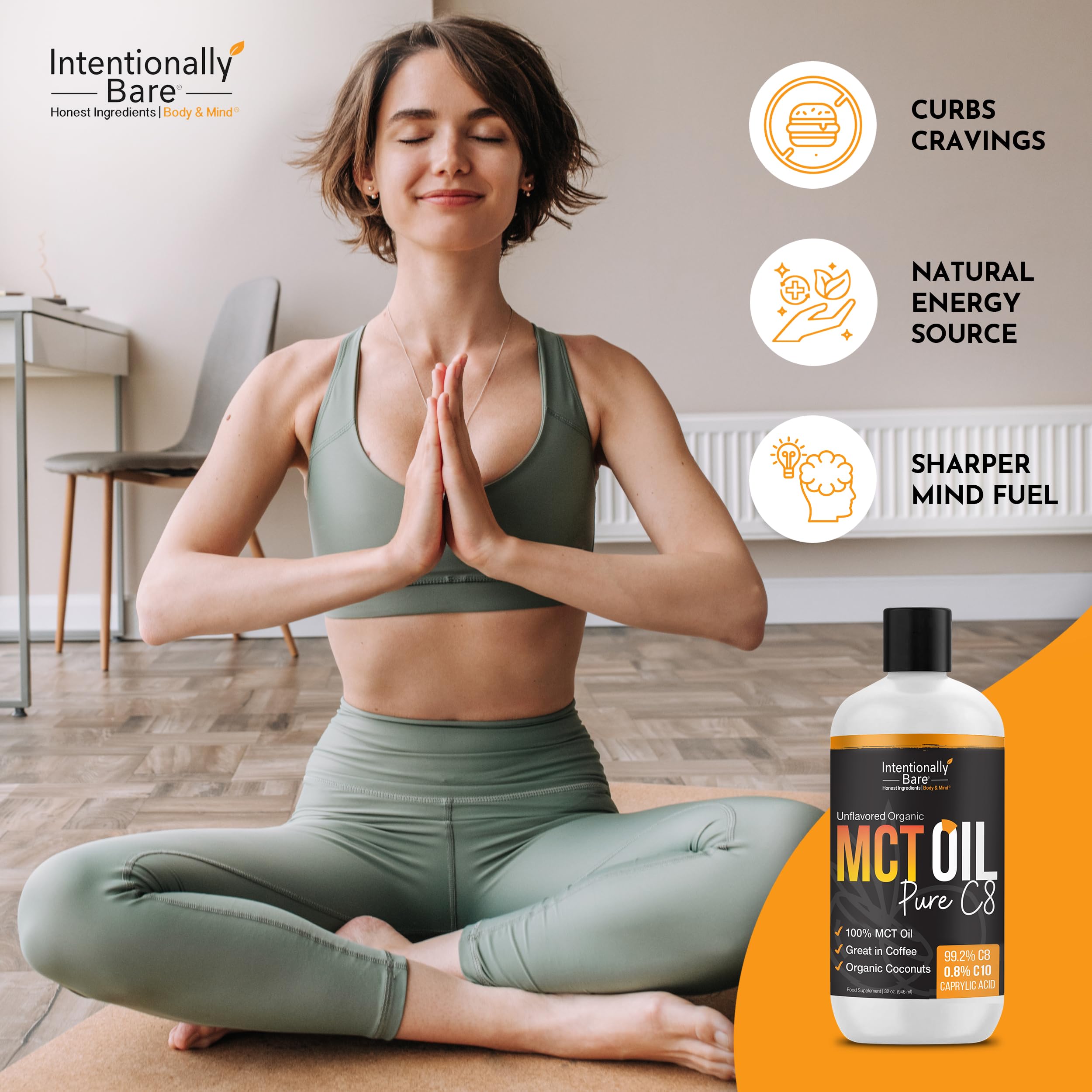 Brain Octane C8 MCT Oil for keto energy