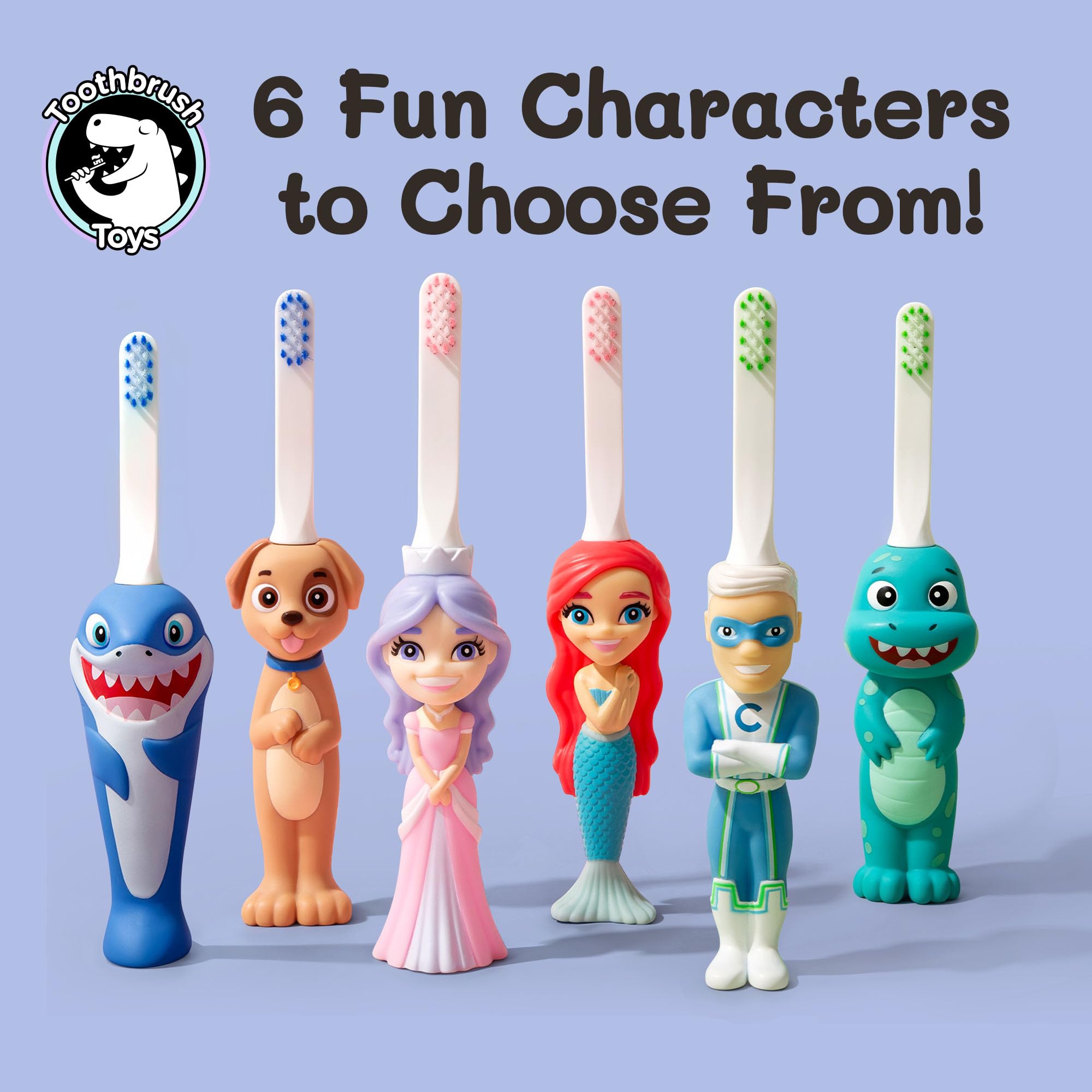 Interactive video guide feature for kids toothbrush gift set