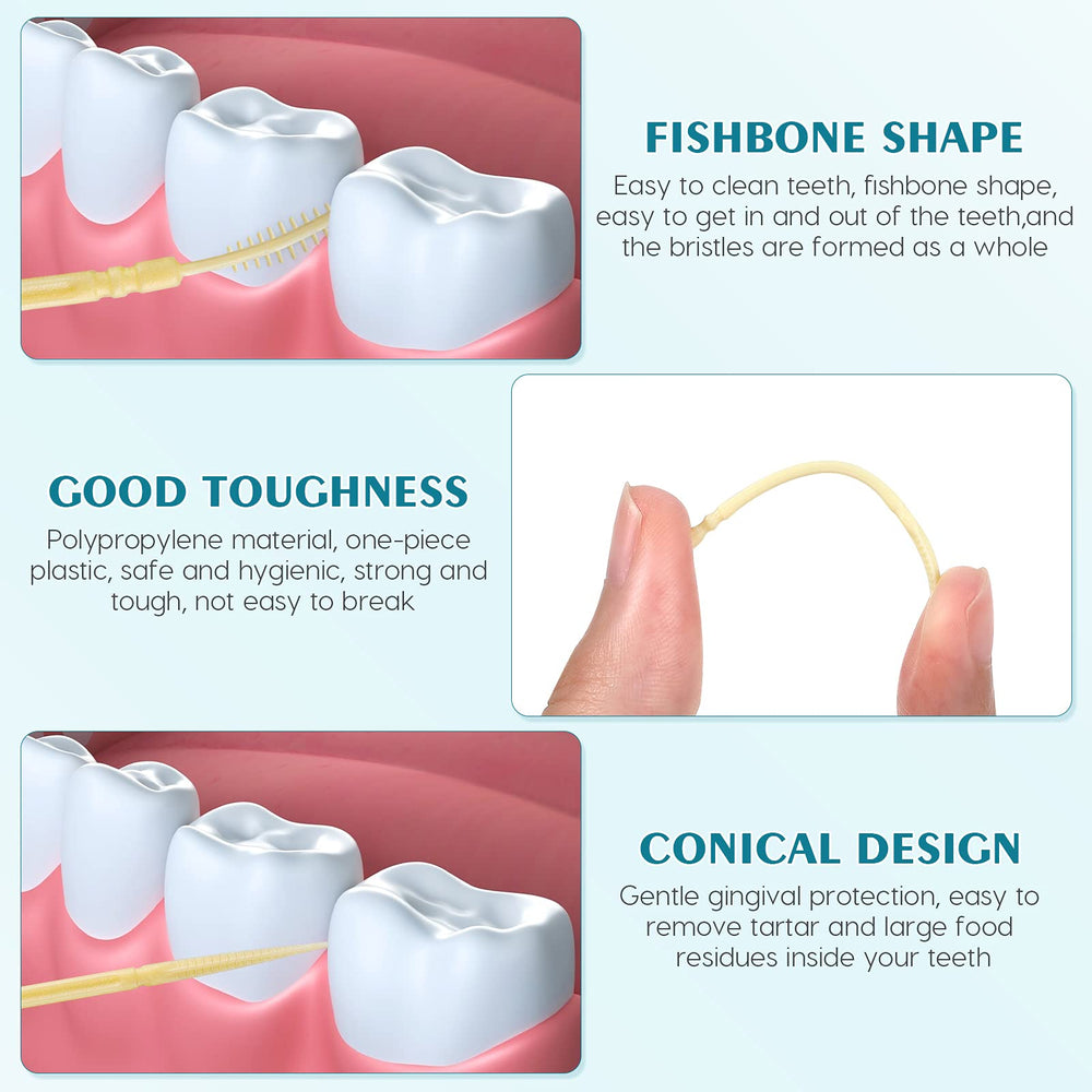 Food-grade PP disposable dental flossers