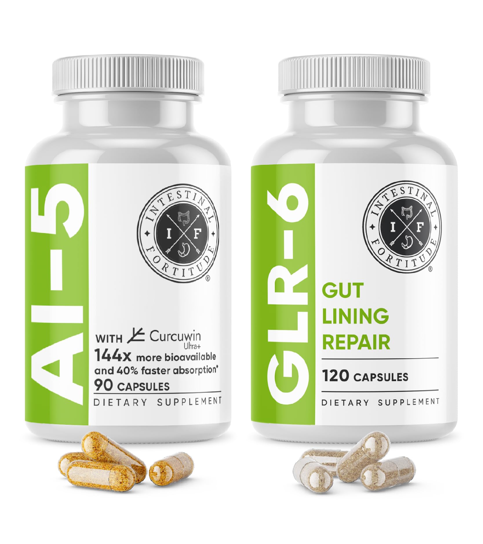 Intestinal Fortitude AI-5 & GLR-6 bundle bottle front view
