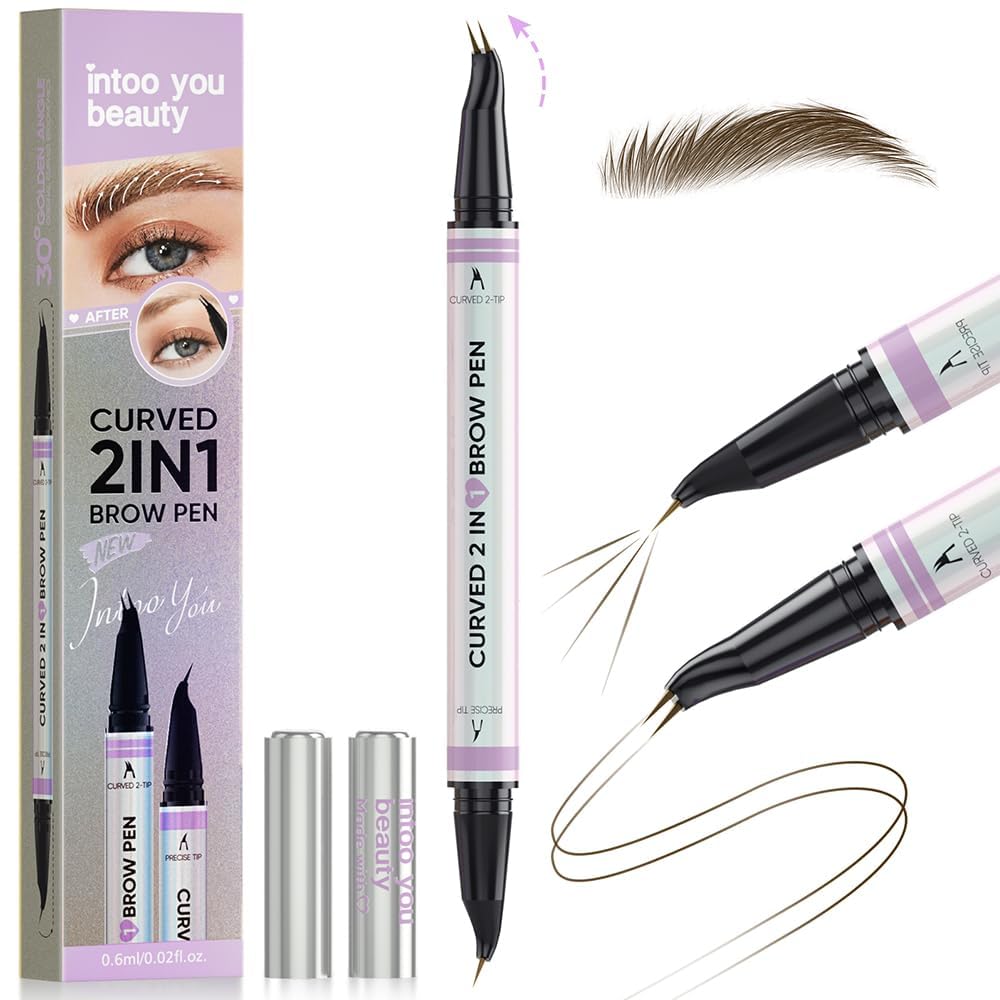 intoo you eyebrow pencils 2in1 pro design for precise shaping and quick filling.