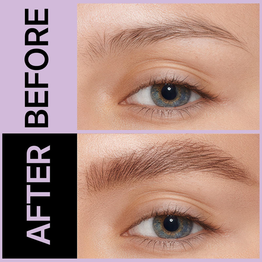 intoo you eyebrow pencils 30-degree curved tip enables precise strokes.