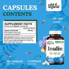 Close-up of inulin capsules
