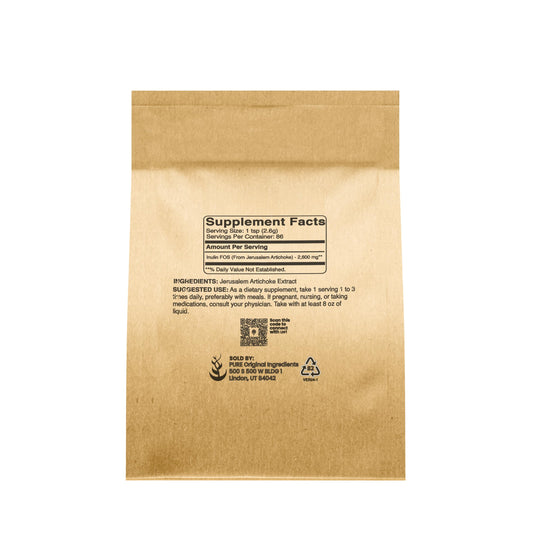 Single-ingredient Inulin FOS derived from Non-GMO Jerusalem artichoke