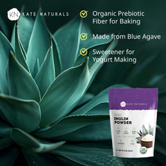 Inulin powder for coffee, yogurt, and smoothies – prebiotic fiber