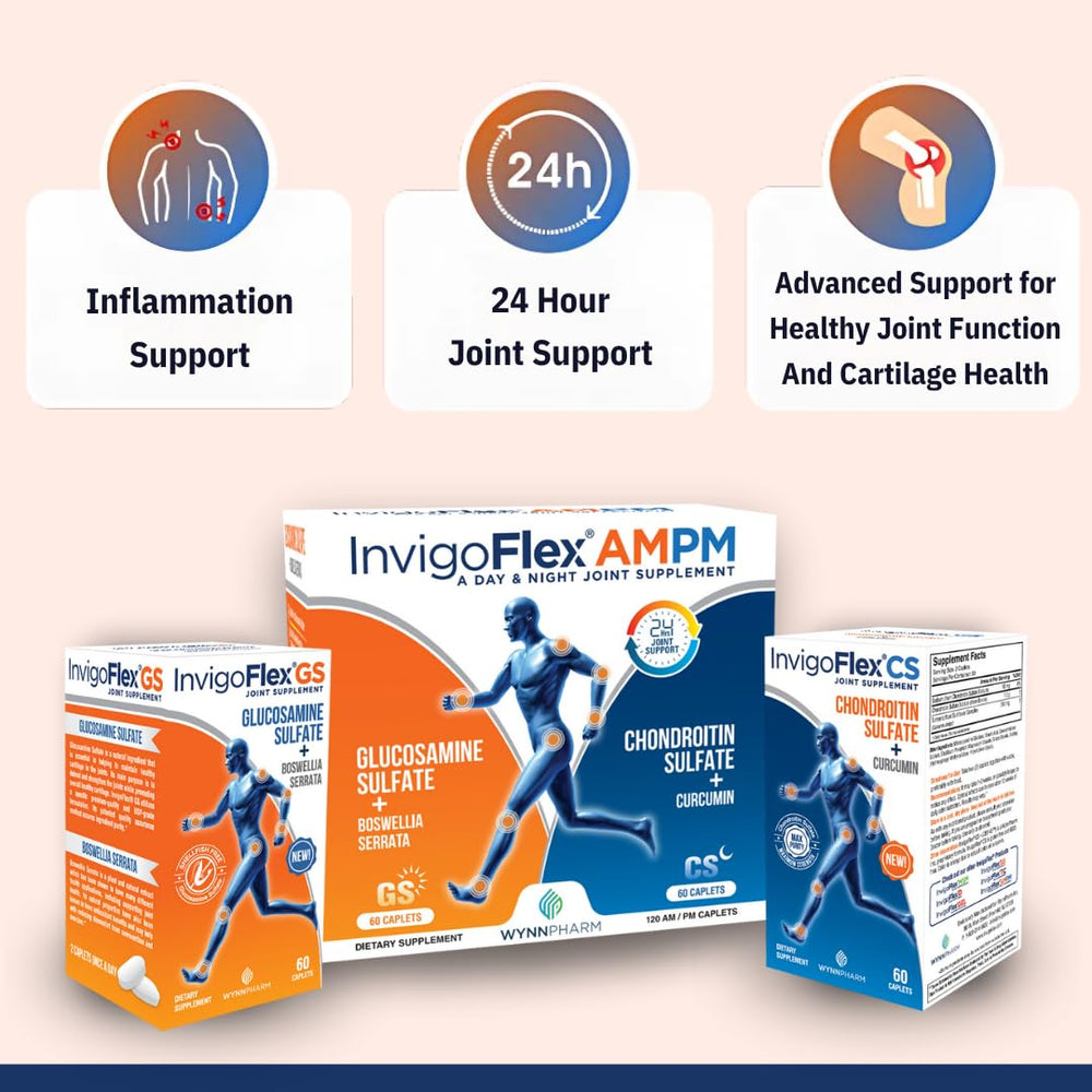 Non-GMO and gluten-free indicators on InvigoFlex AMPM packaging