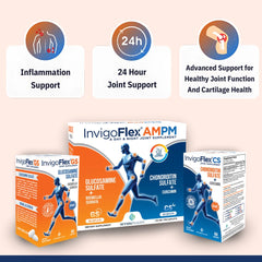 Non-GMO and gluten-free indicators on InvigoFlex AMPM packaging