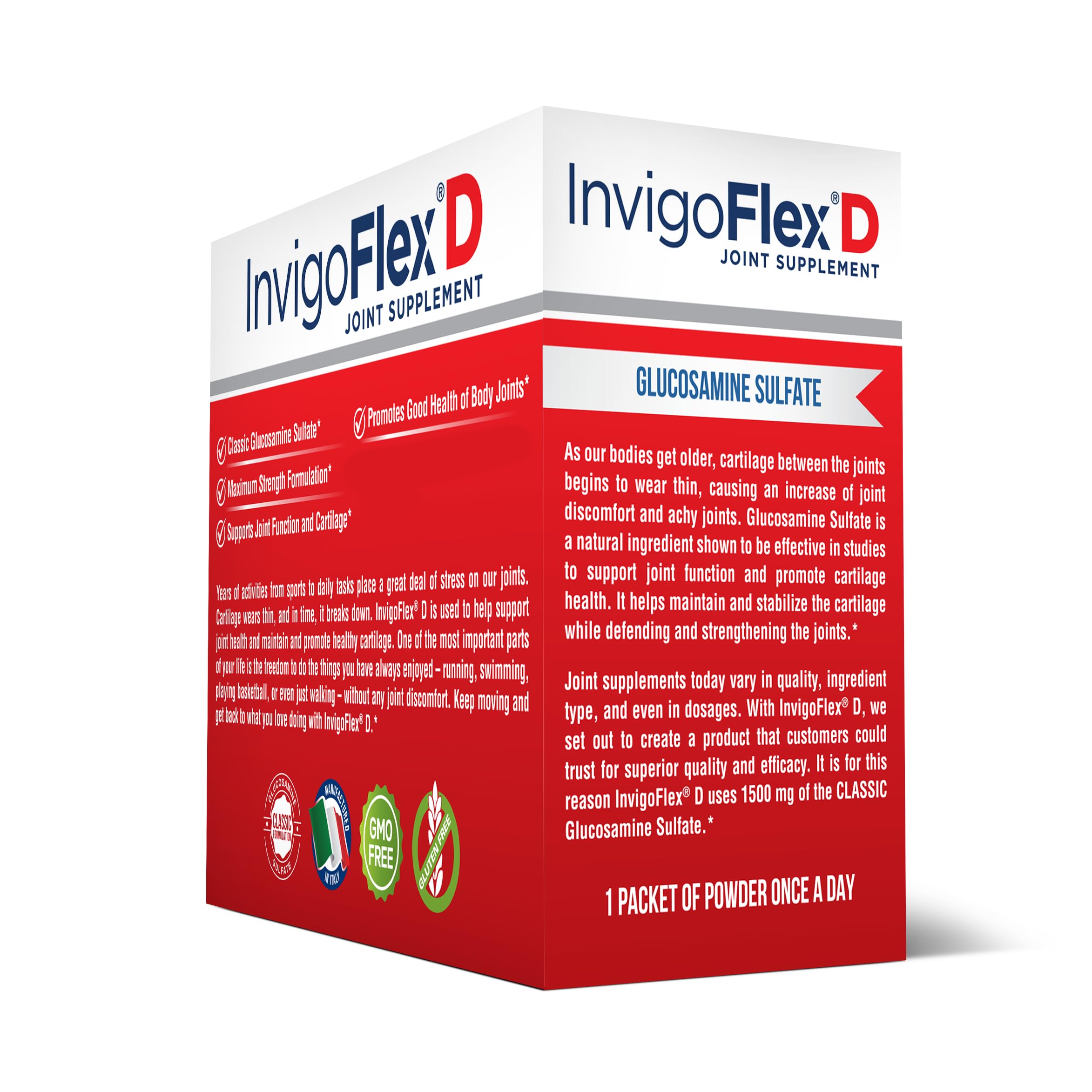 Active lifestyle imagery highlighting joint support