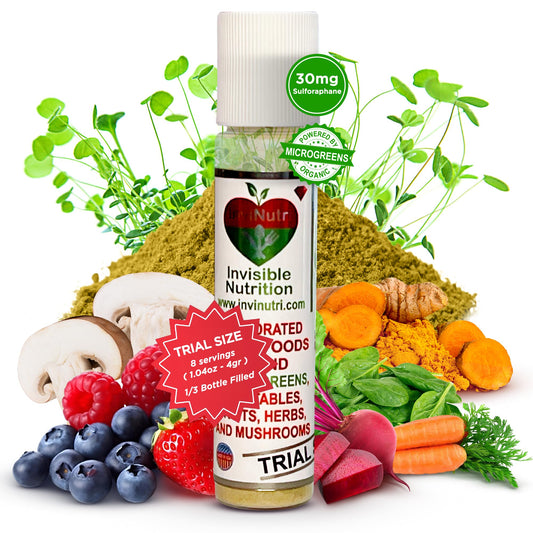 InviNutri Microgreens multivitamin powder packaging