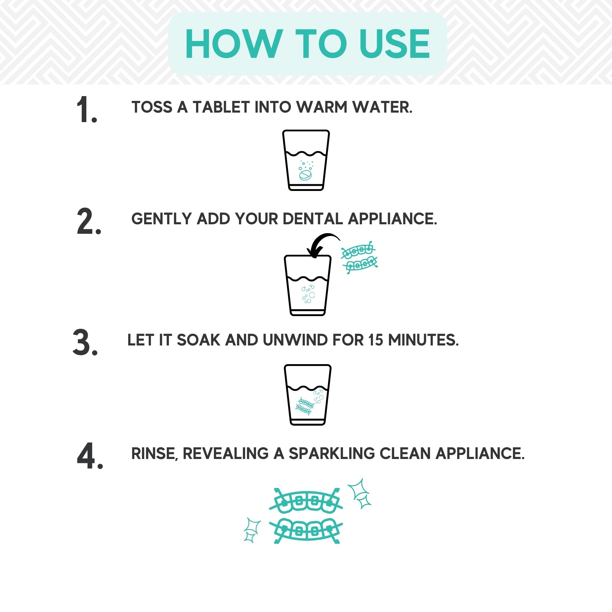 Invisalign cleaner tablets for clear aligners