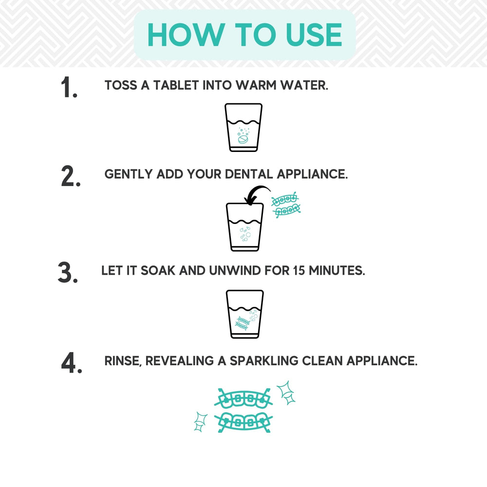 Invisalign cleaner tablets for clear aligners