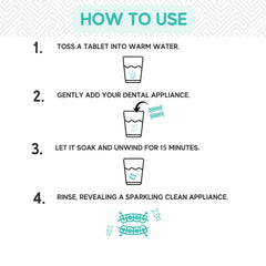 Invisalign cleaner tablets for clear aligners