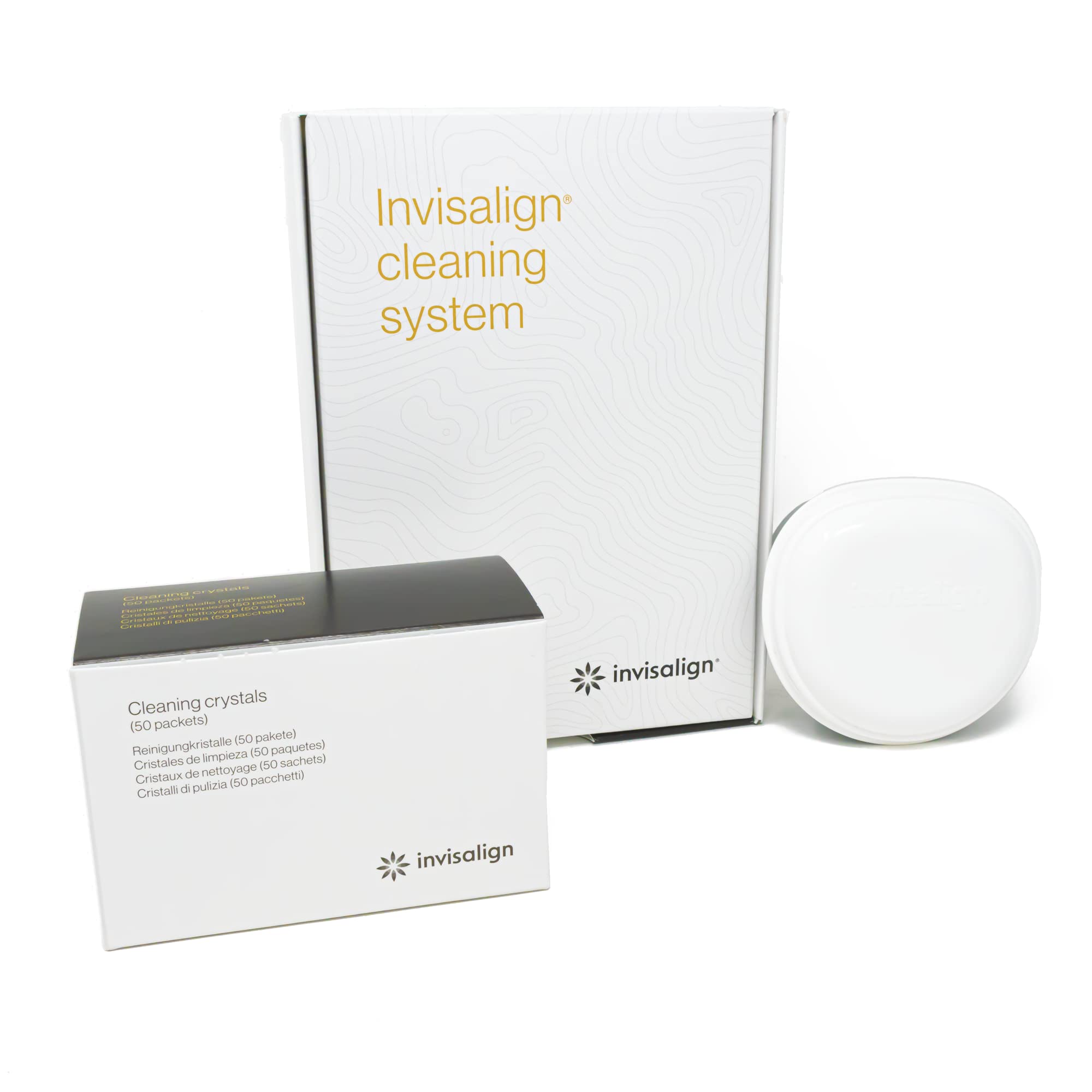 Invisalign cleaning crystals 50-pack with tub
