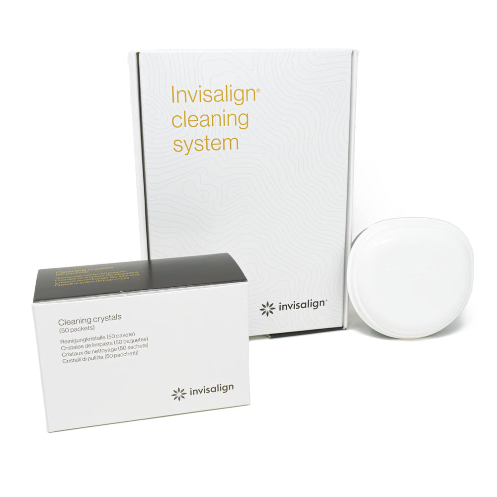 Invisalign cleaning crystals 50-pack with tub